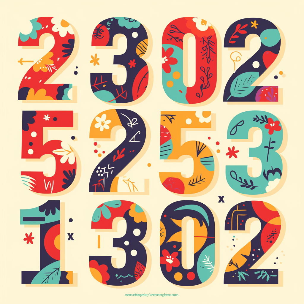 Floral Block Glyph