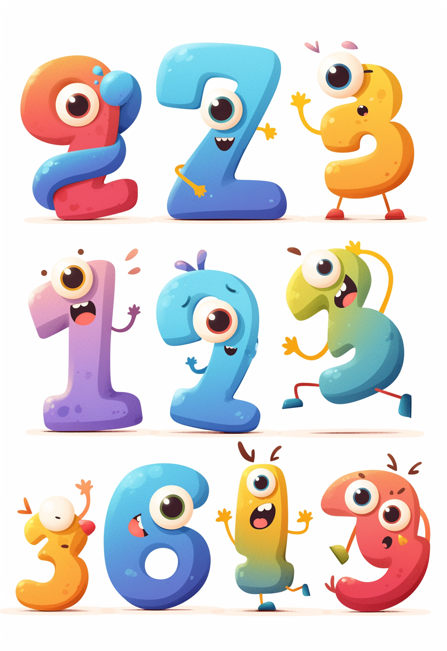 Jellybean Glyph Friends