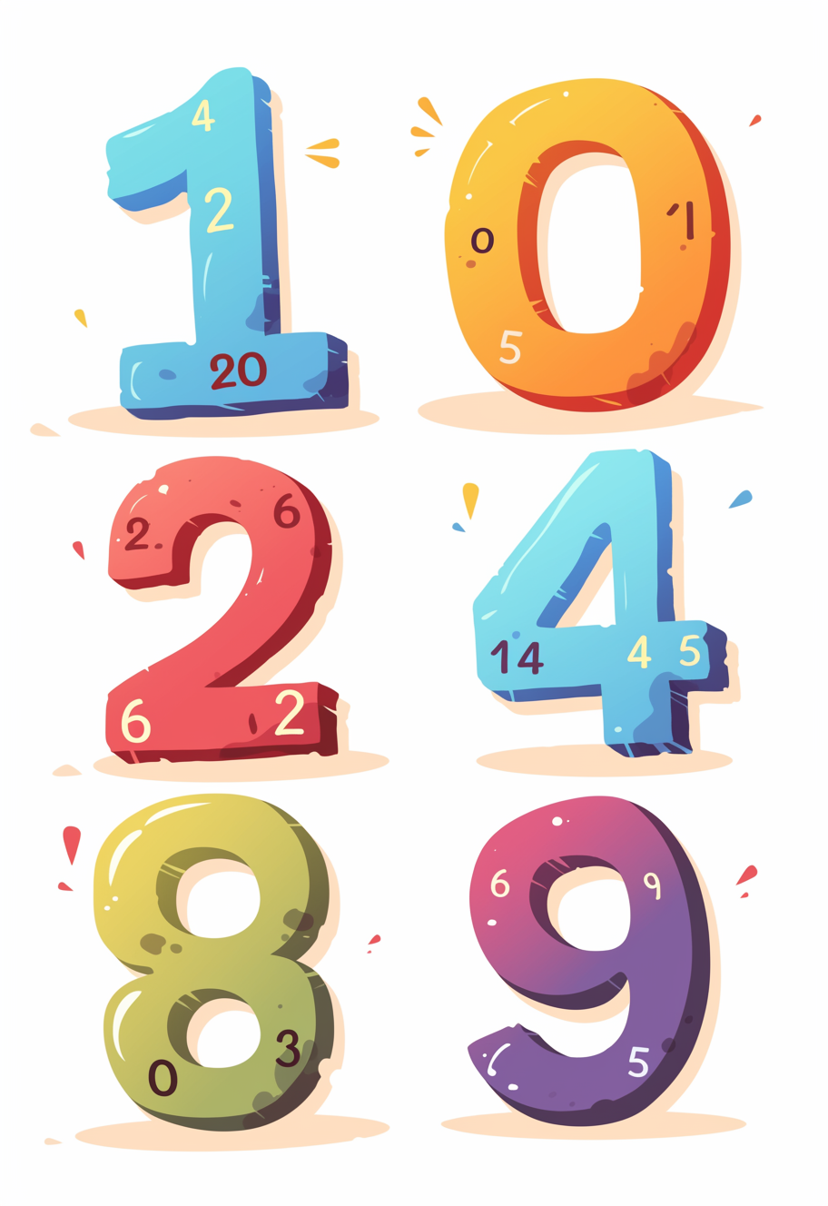 Vibrant Sculpted Digits