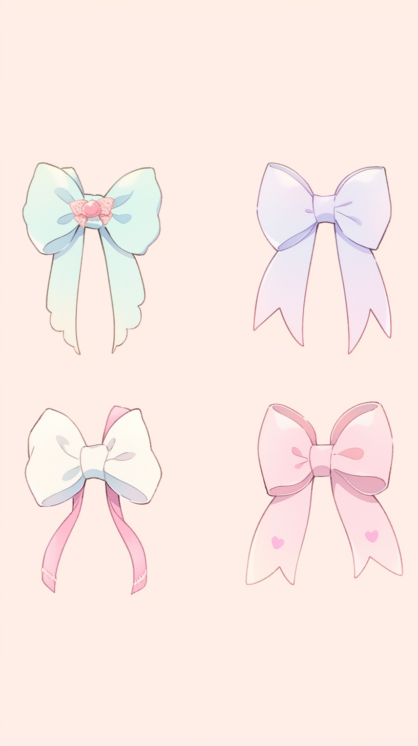 Pastel Bows