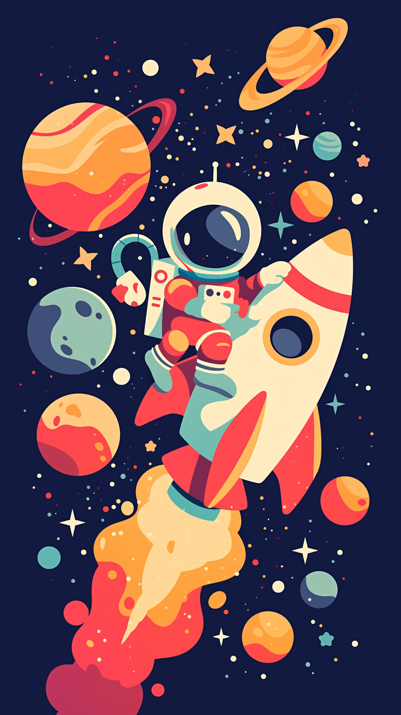 Bold Astronaut Blast