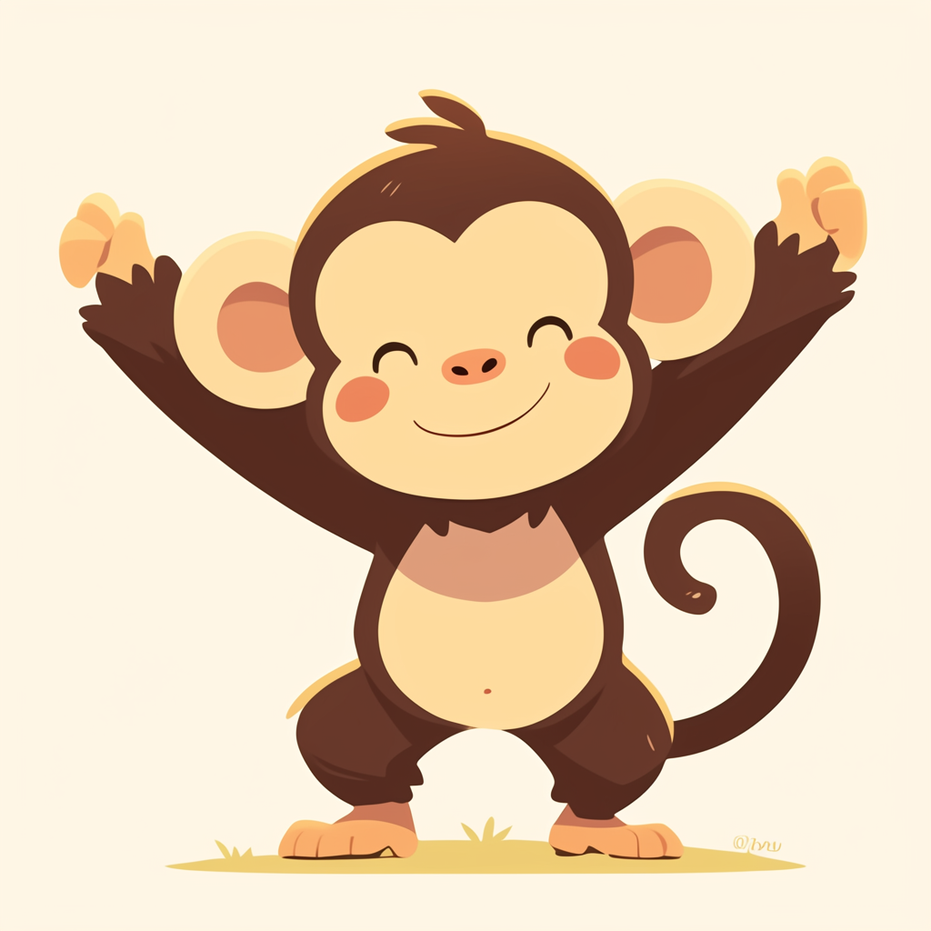 Joyful Monkey Cheer