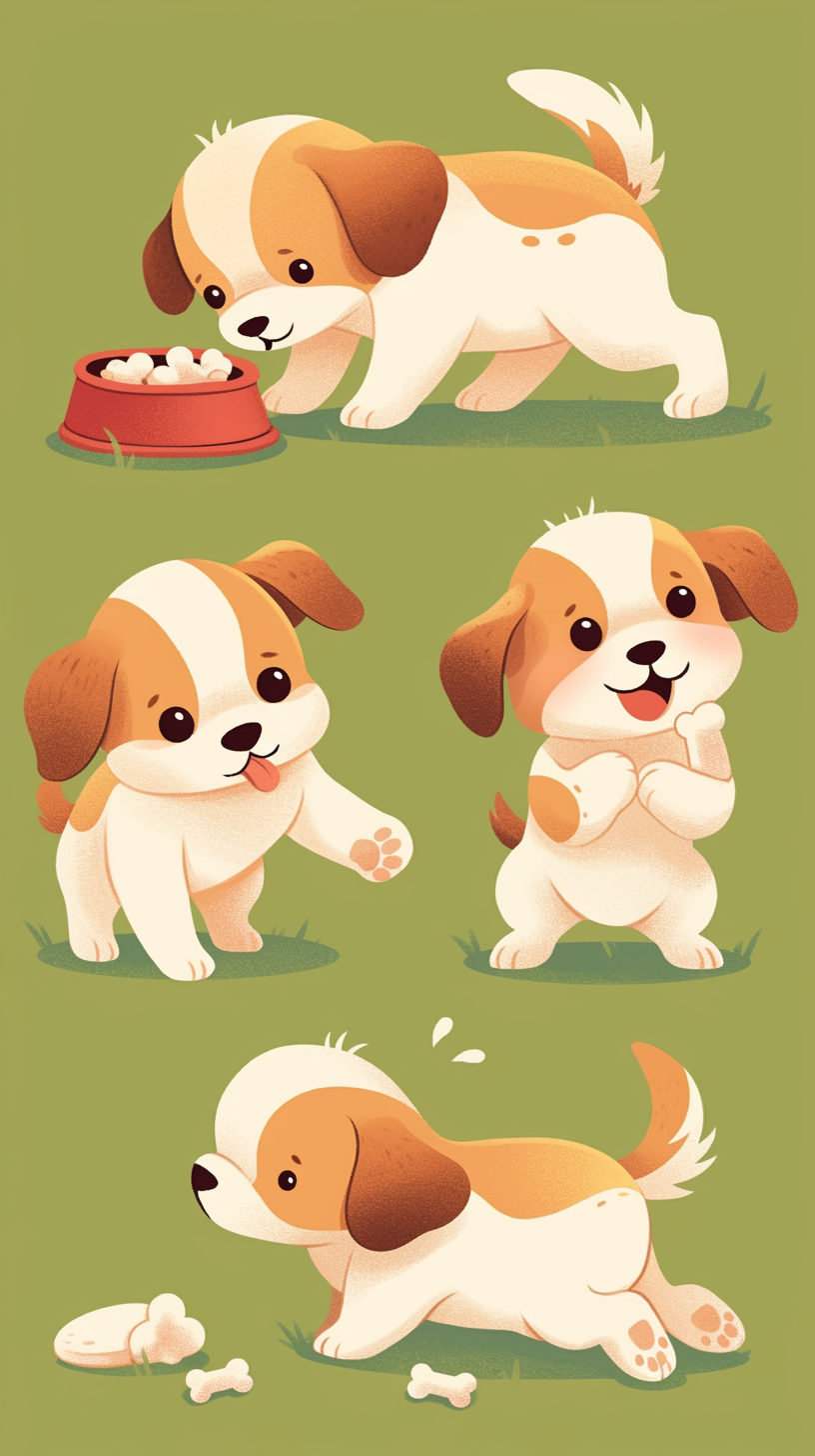 Cheerful Spaniel Pups