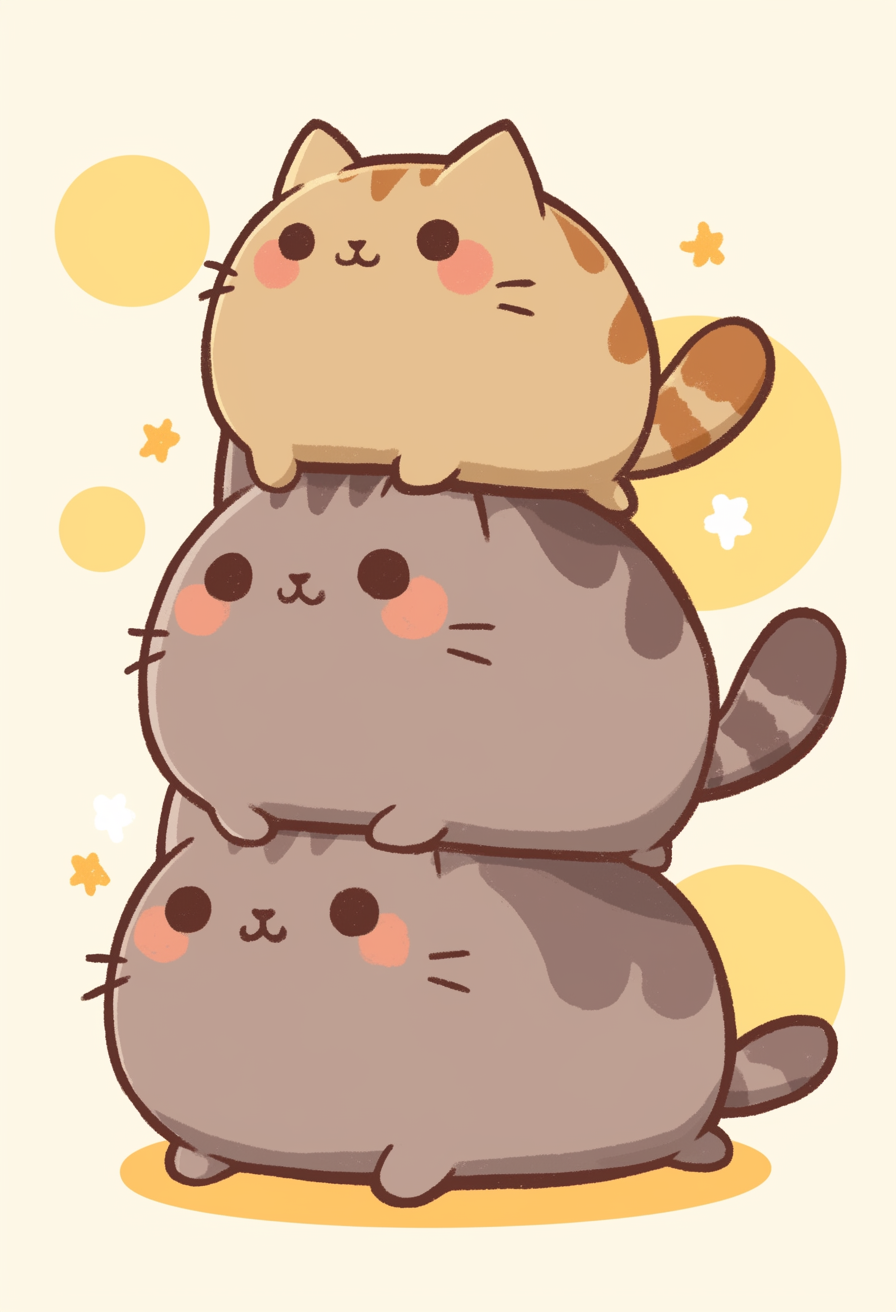 Piled Plump Kittens
