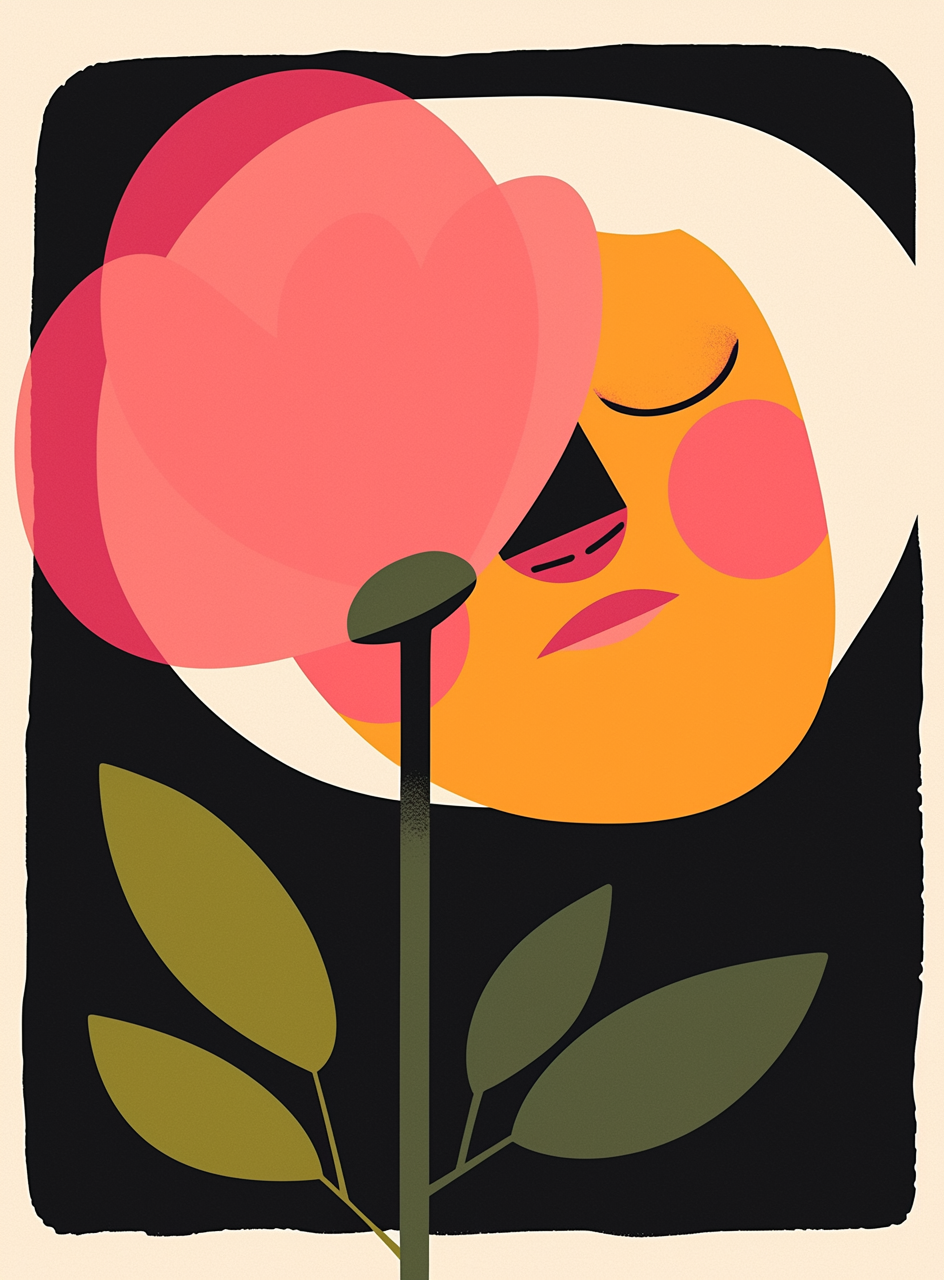 Blushing Petal Face