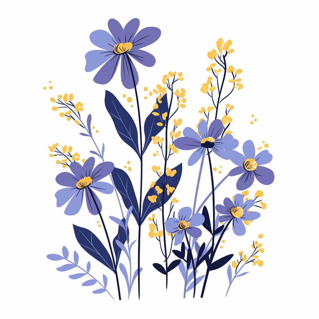 Lavender Bloom Cluster