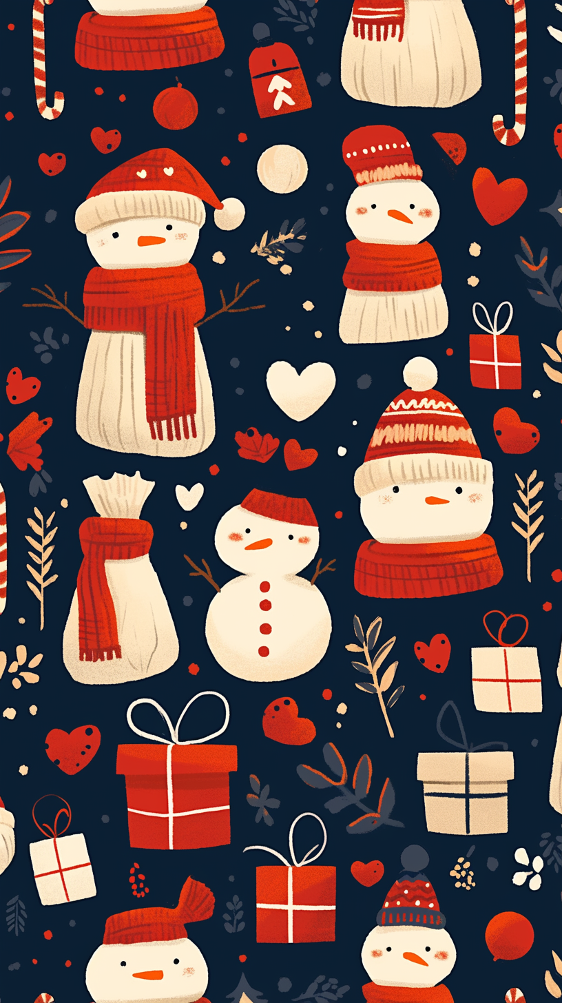 Christmas Snowman Bold