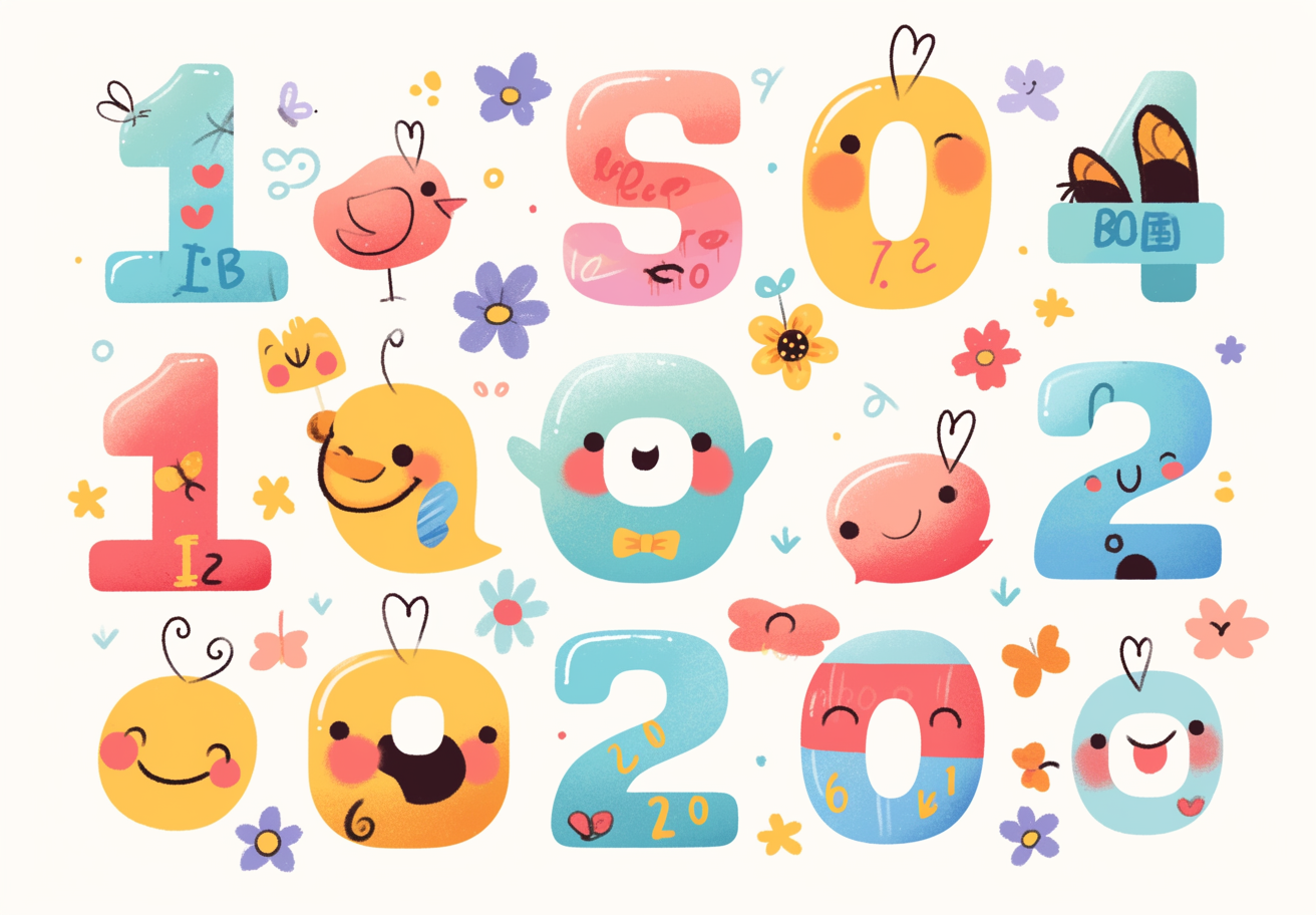 Joyful Digit Friends