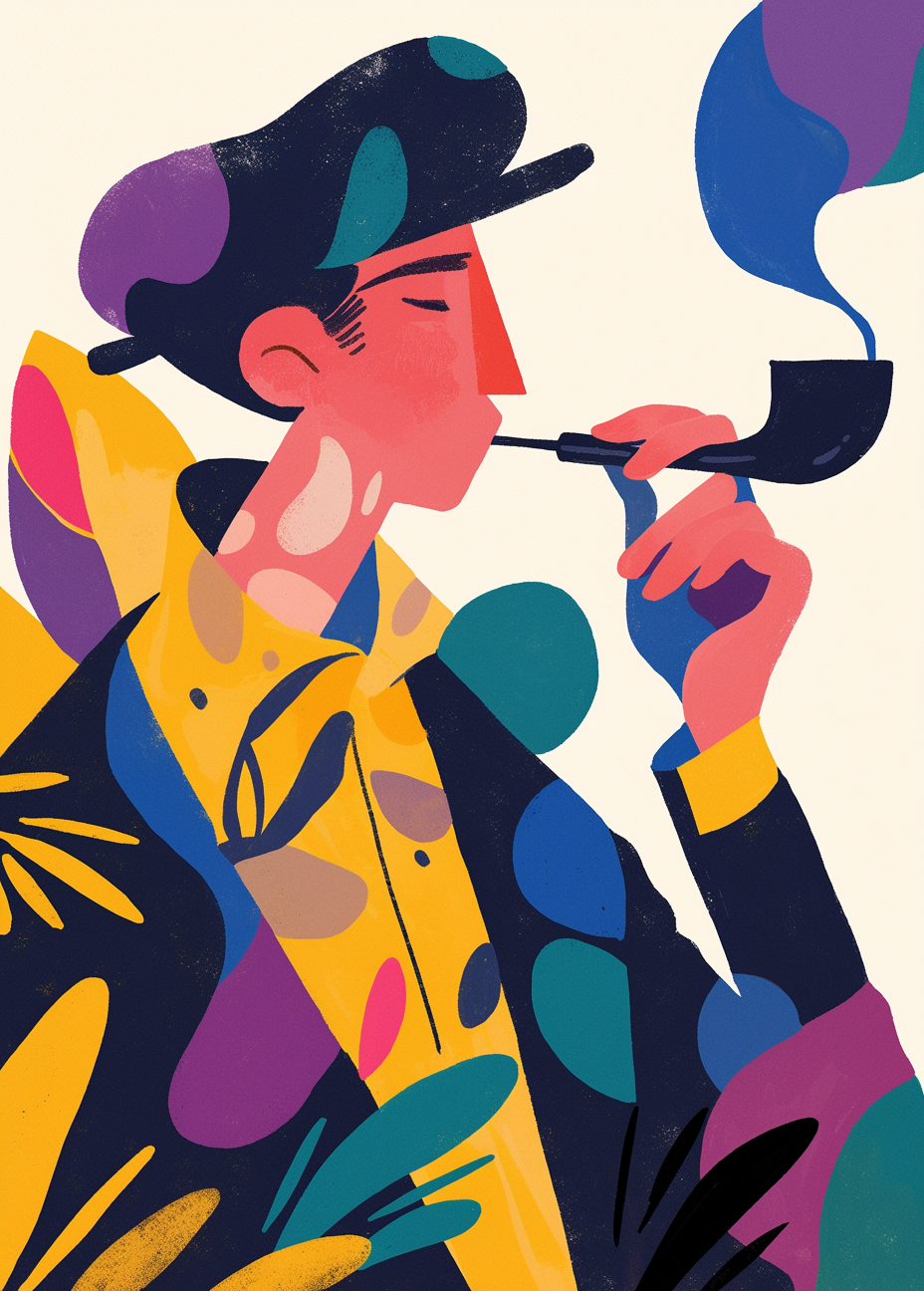Stylized Pipe-Smoker Palette