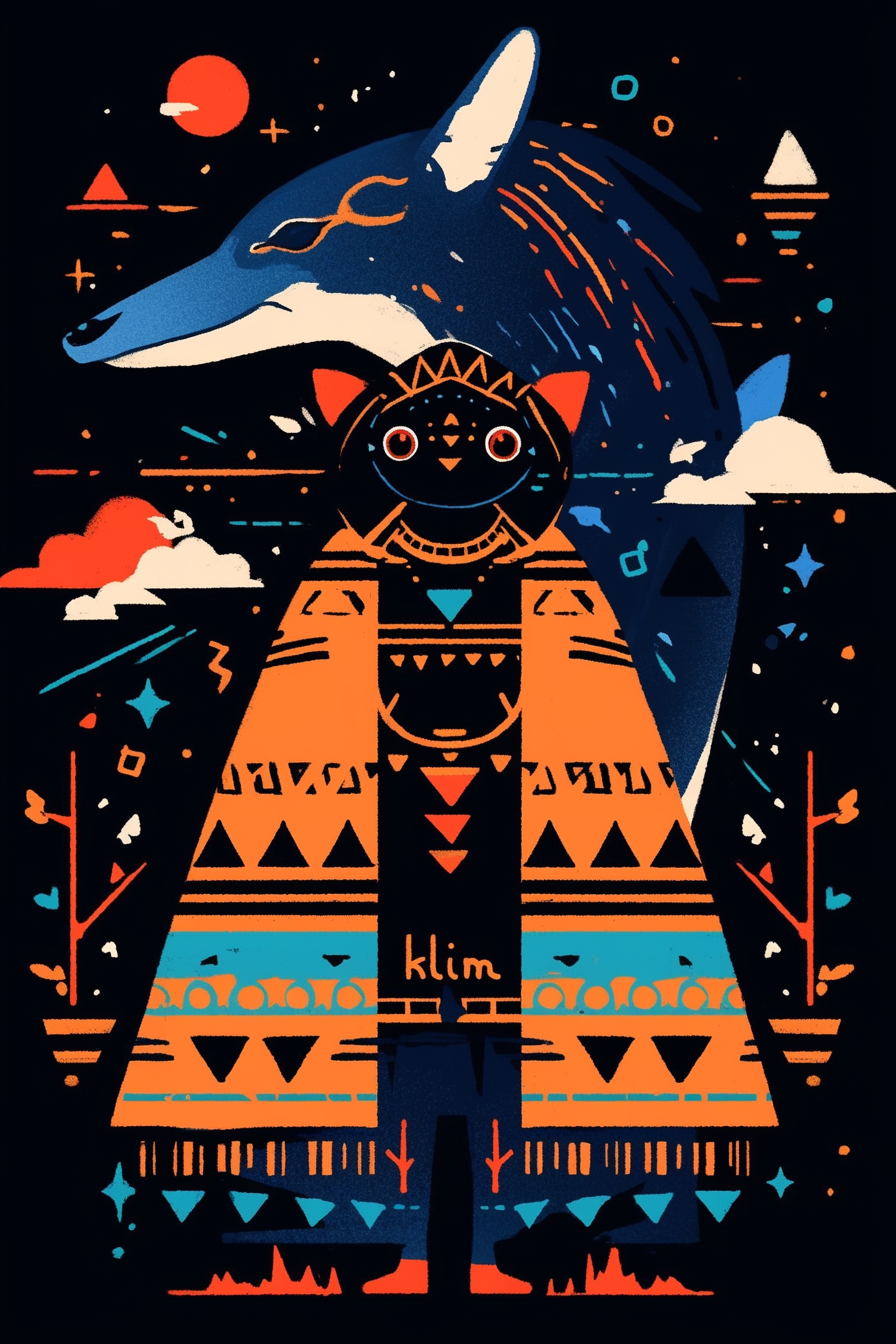Tribal Cat Totem