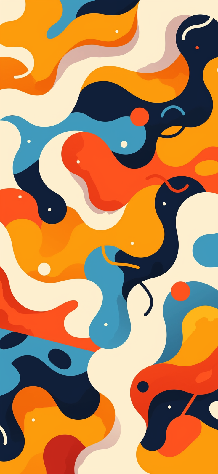 Flowing Color Blobs