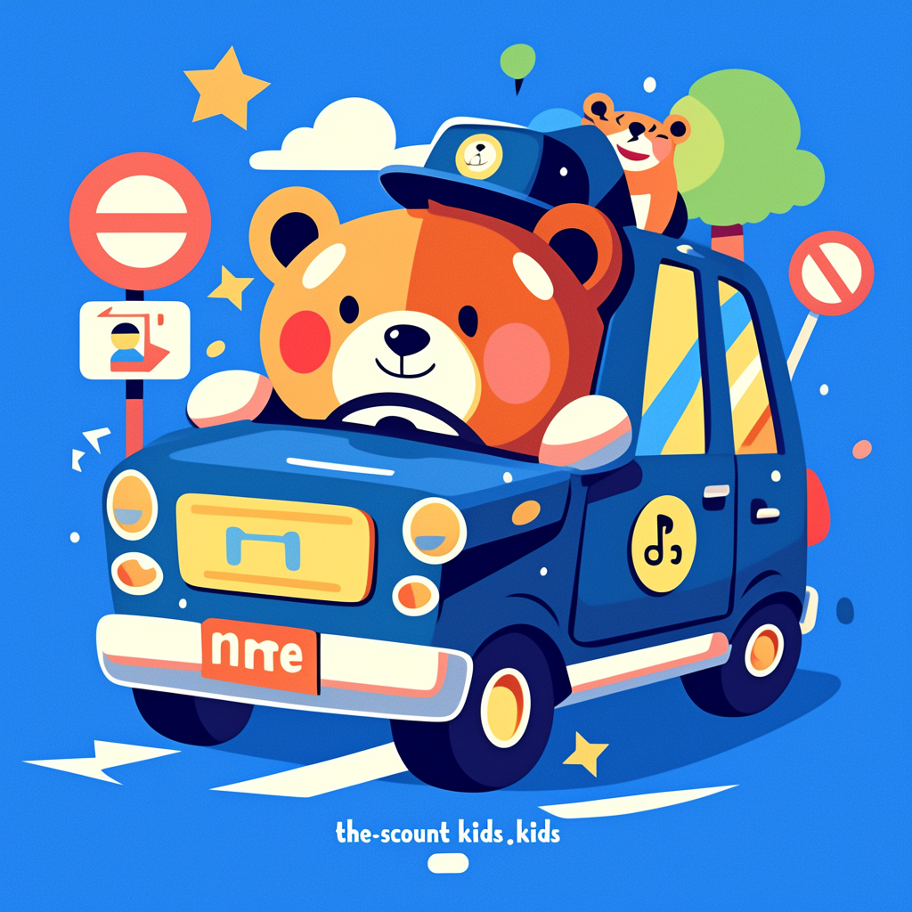 Bear Police Cruiser