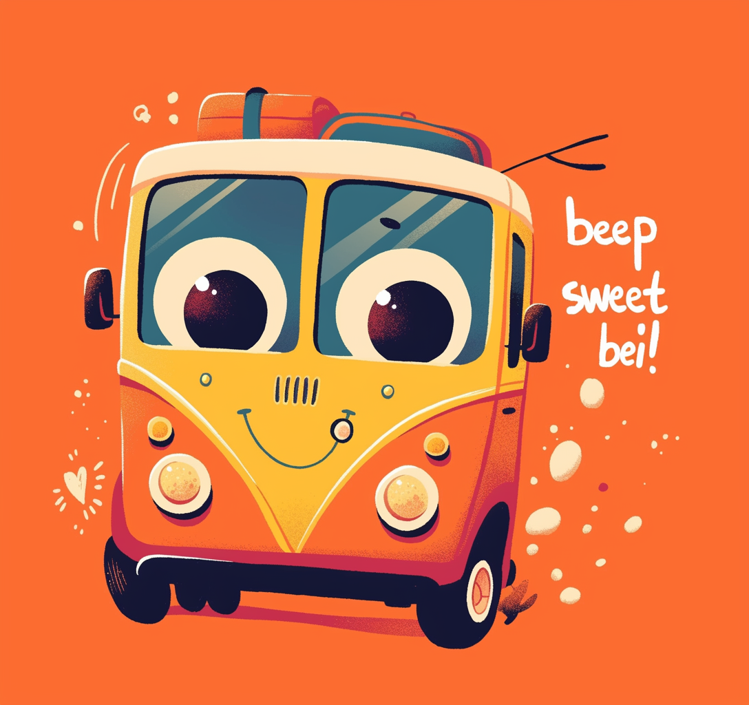 Cheerful Camper Van