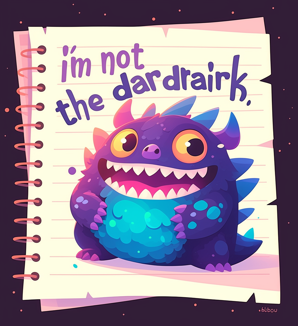 Playful Monster Notebook