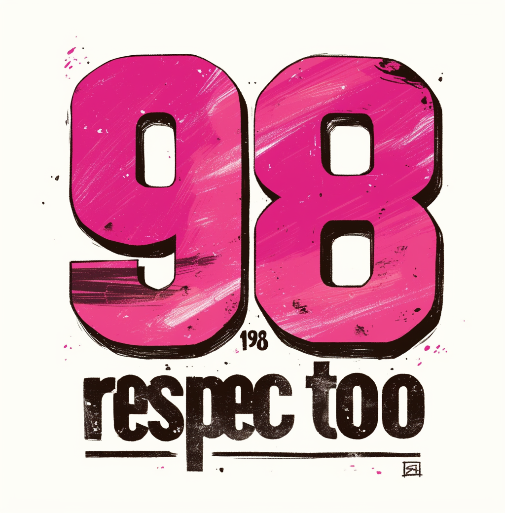 Bold Pink Numerals