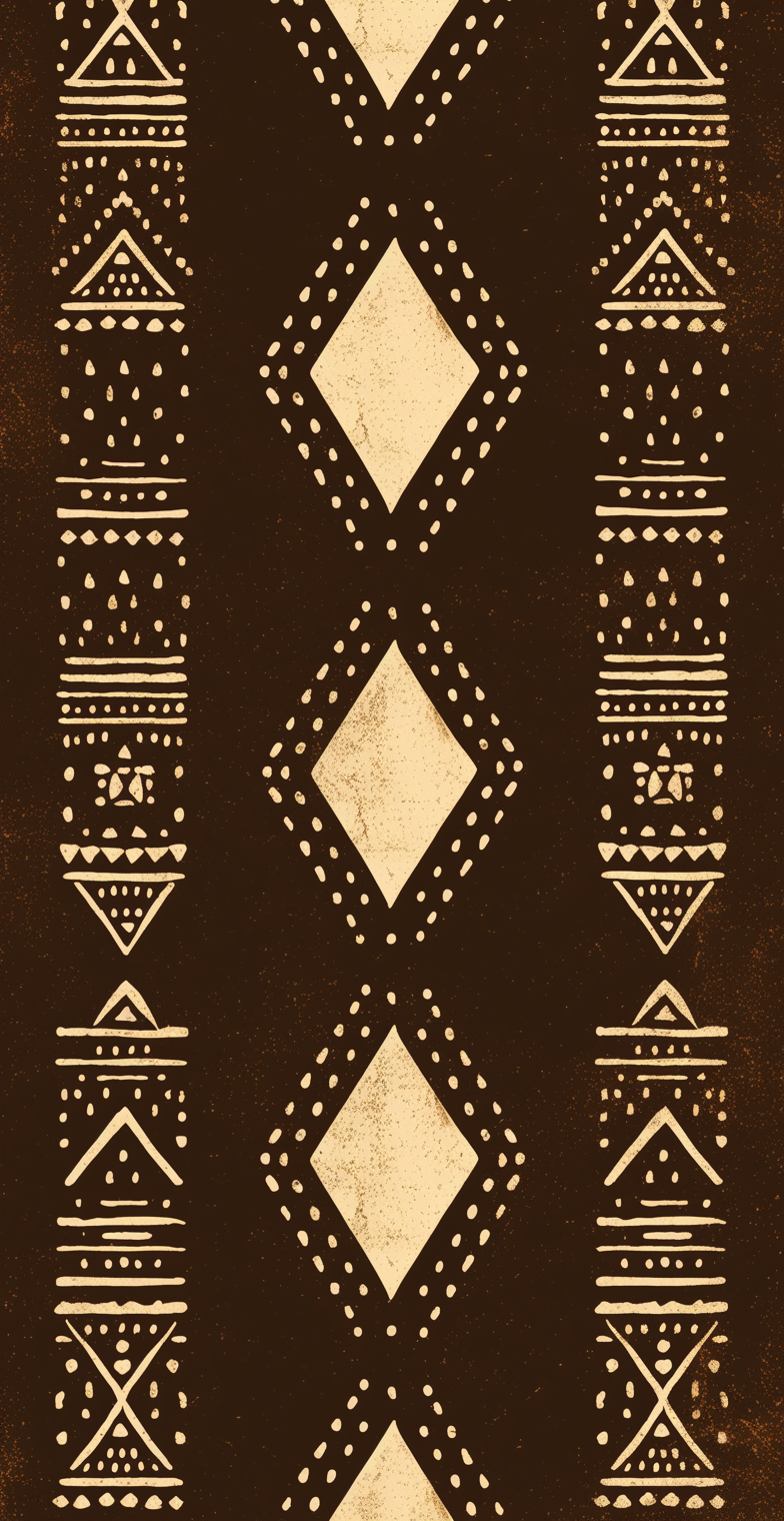 Earthy Diamond Tribal