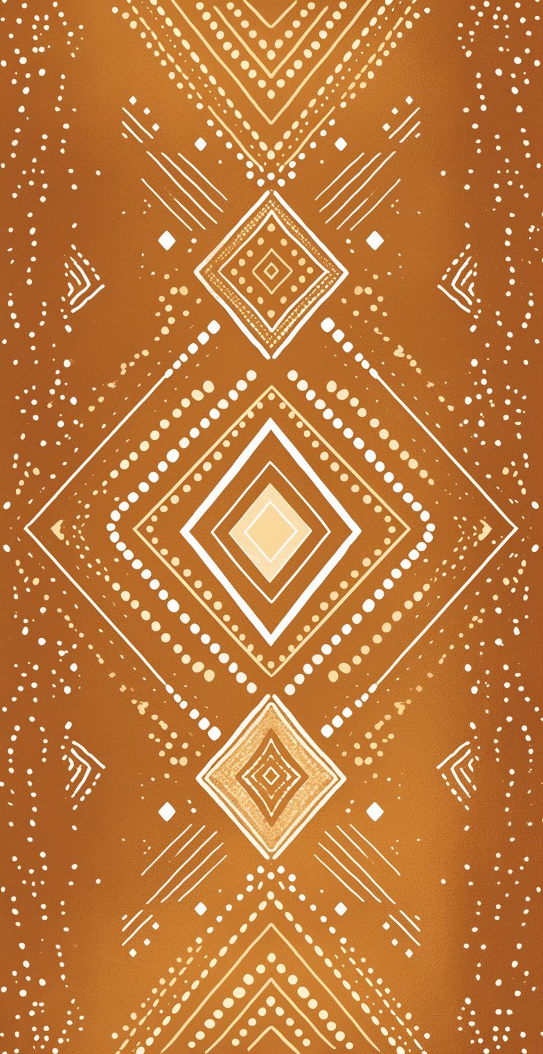 Terracotta Diamond Motif