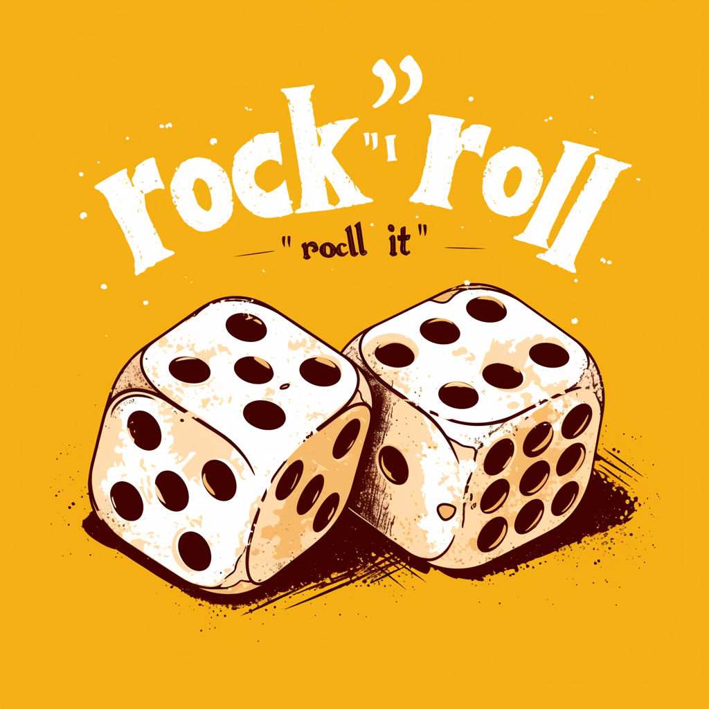Worn Dice Toss