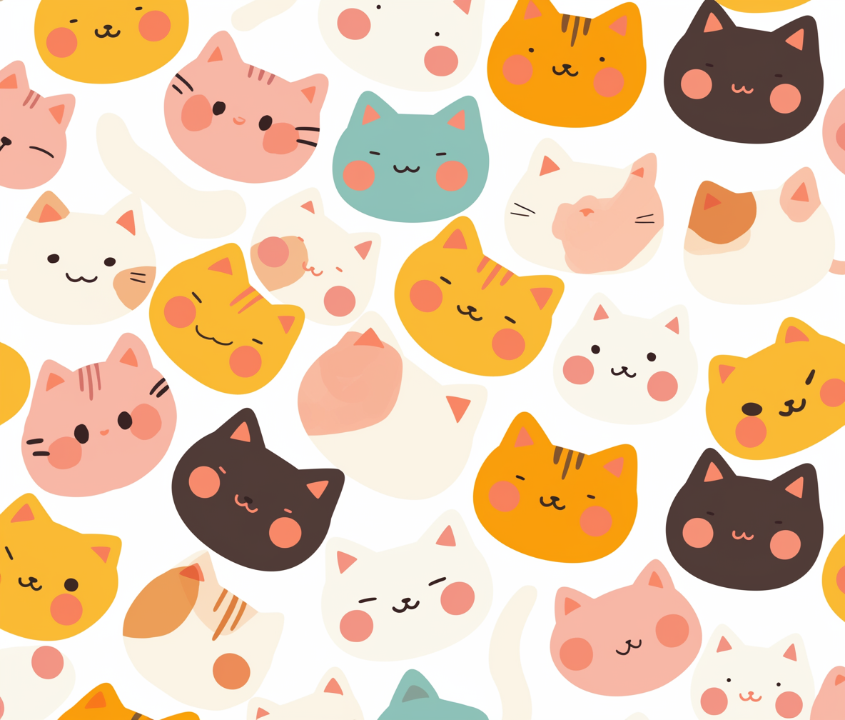 Pastel Kitten Collage